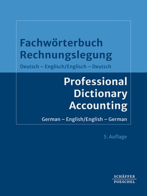 cover image of Fachwörterbuch Rechnungslegung